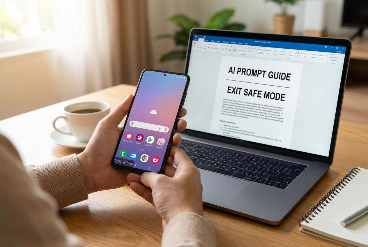 how to exit safe mode after android diagnosis: ai prompt guide | dr.fone prompt guide