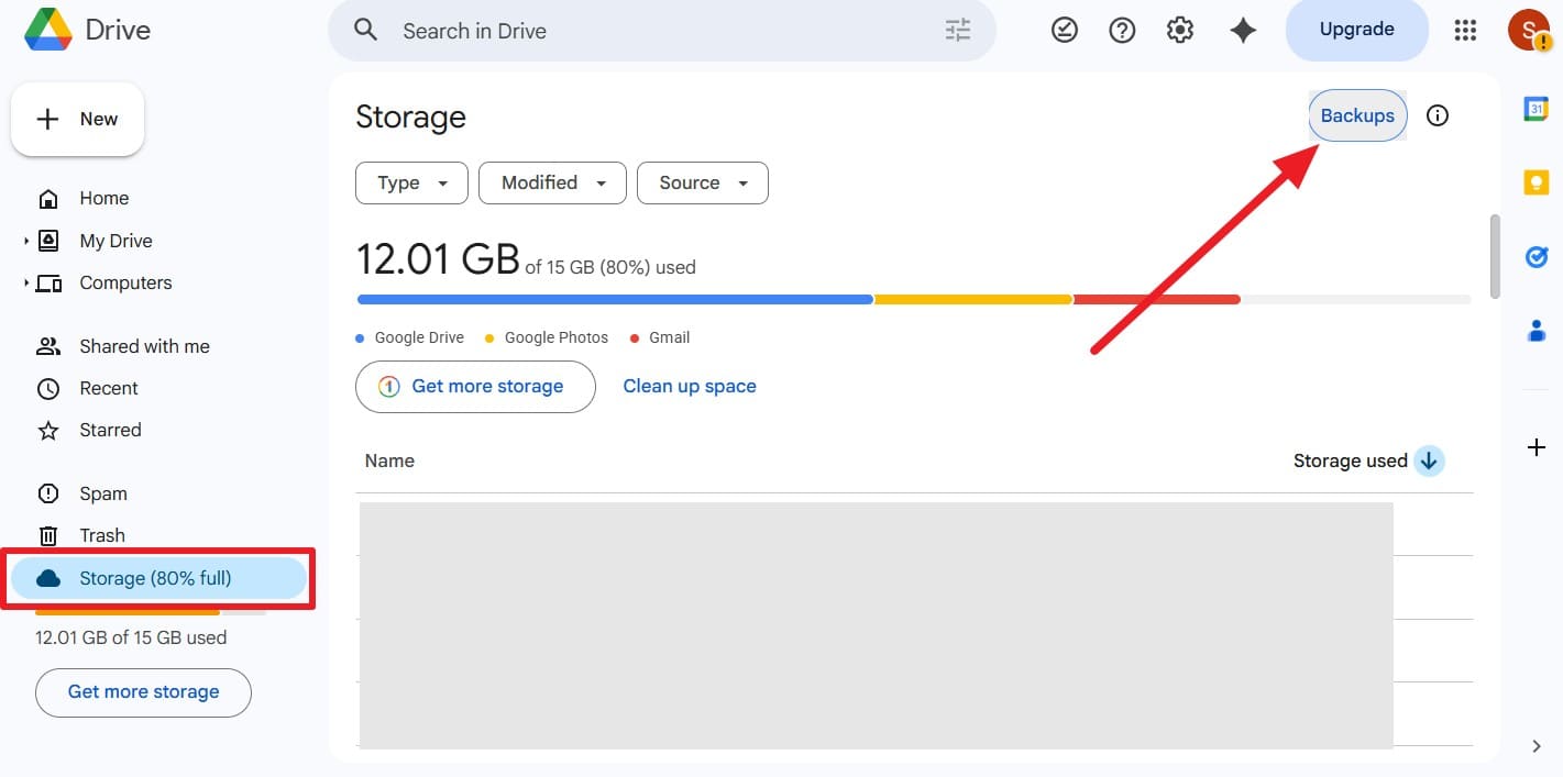 press storage and backup option
