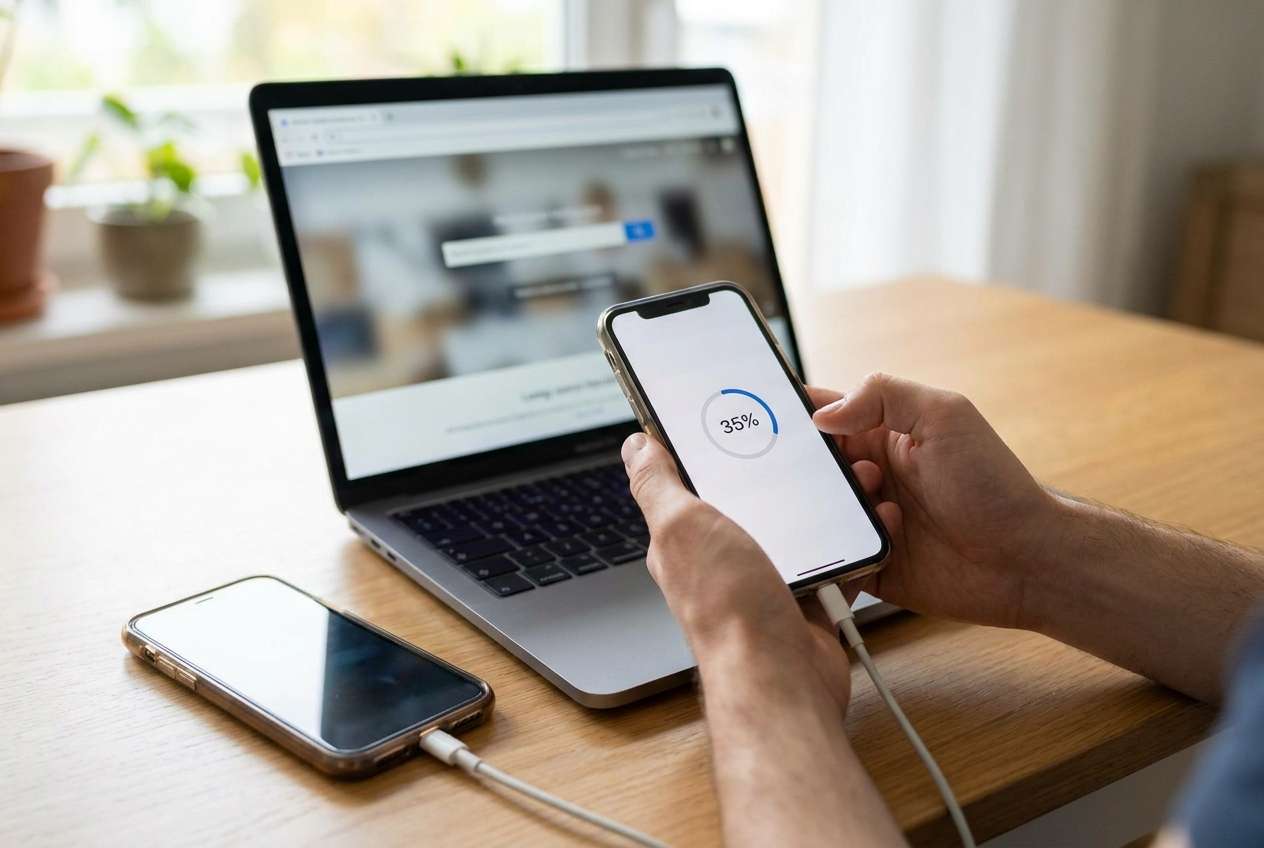 iphone to android transfer incomplete or stuck: ai prompt guide | dr.fone prompt guide