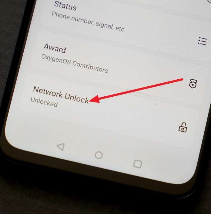 check the sim lock status