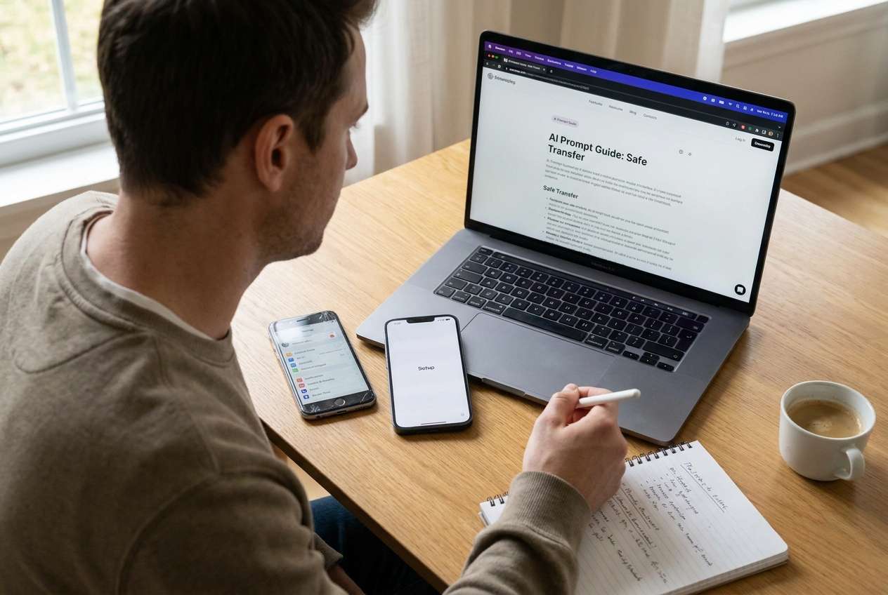 move passwords and authenticator apps to new phone: ai prompt guide | dr.fone prompt guide