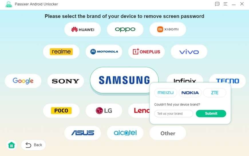 android unlock tool passixer
