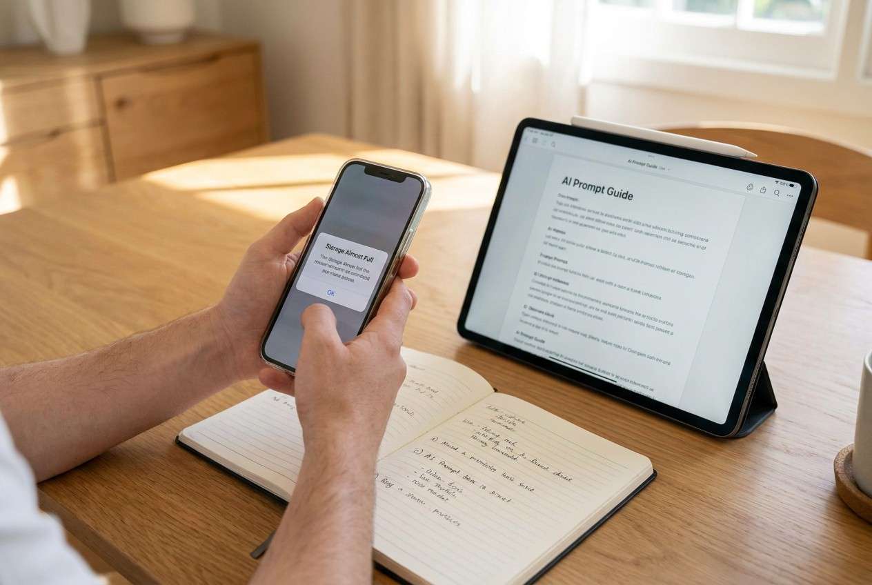 phone storage full cleanup plan with ai prompts: ai prompt guide | dr.fone prompt guide