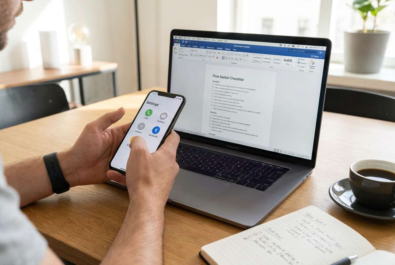 post switch checklist for calls camera hotspot and bluetooth: ai prompt guide | dr.fone prompt guide