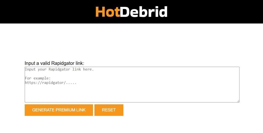 hotdebrid rapidgator downloader tool