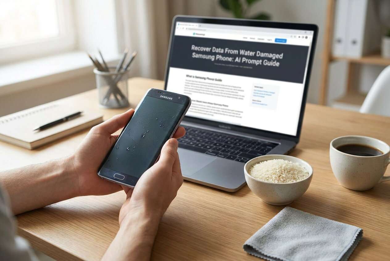 recover data from water damaged samsung phone: ai prompt guide | dr.fone prompt guide