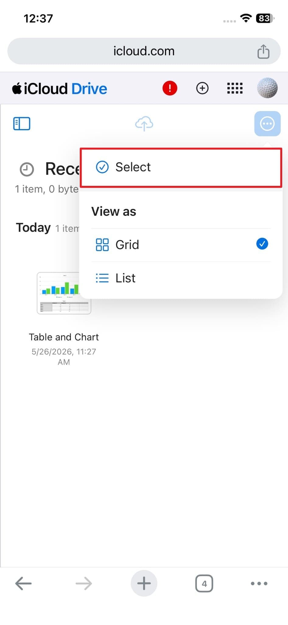 select file to download