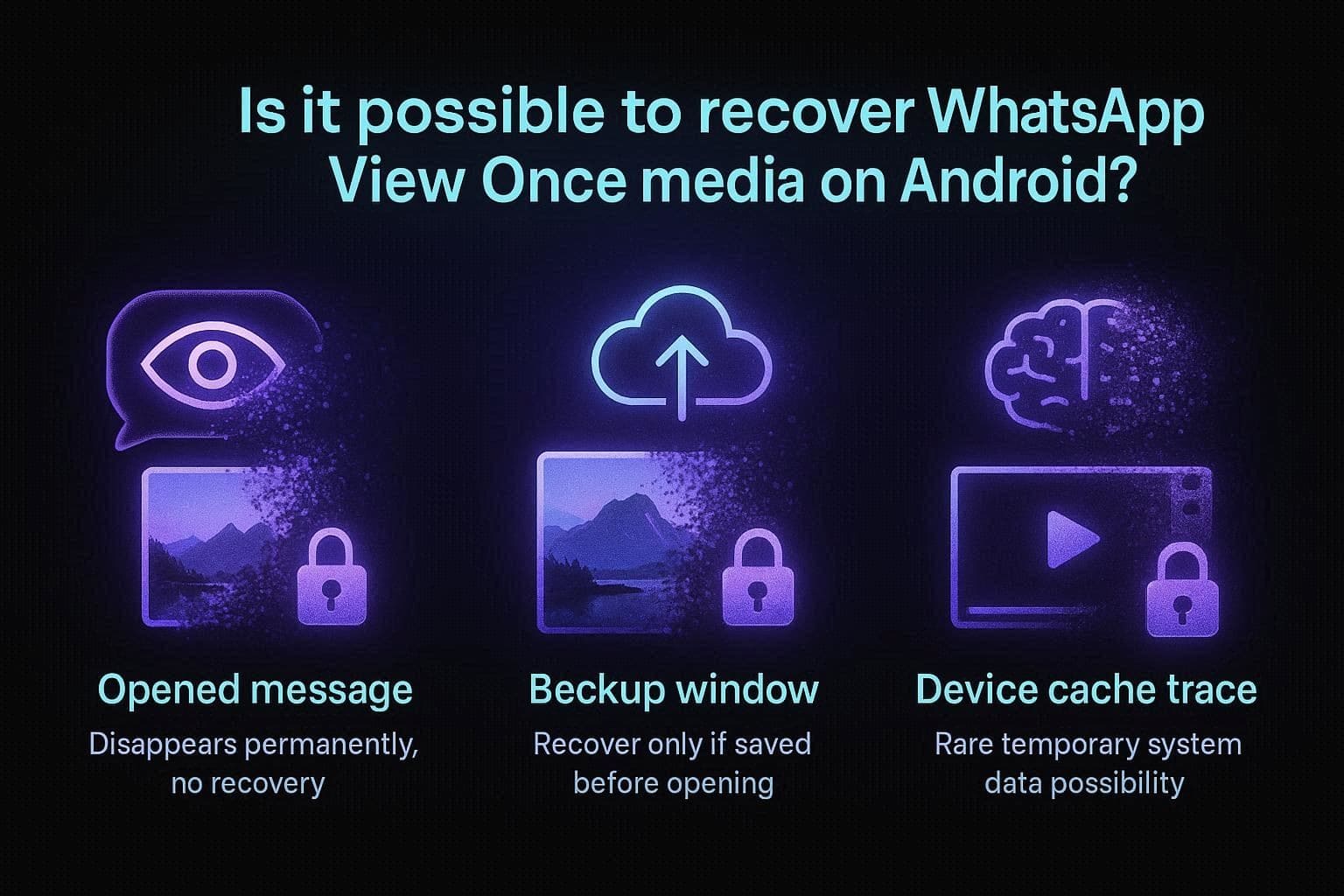 whatsapp view once recovery android