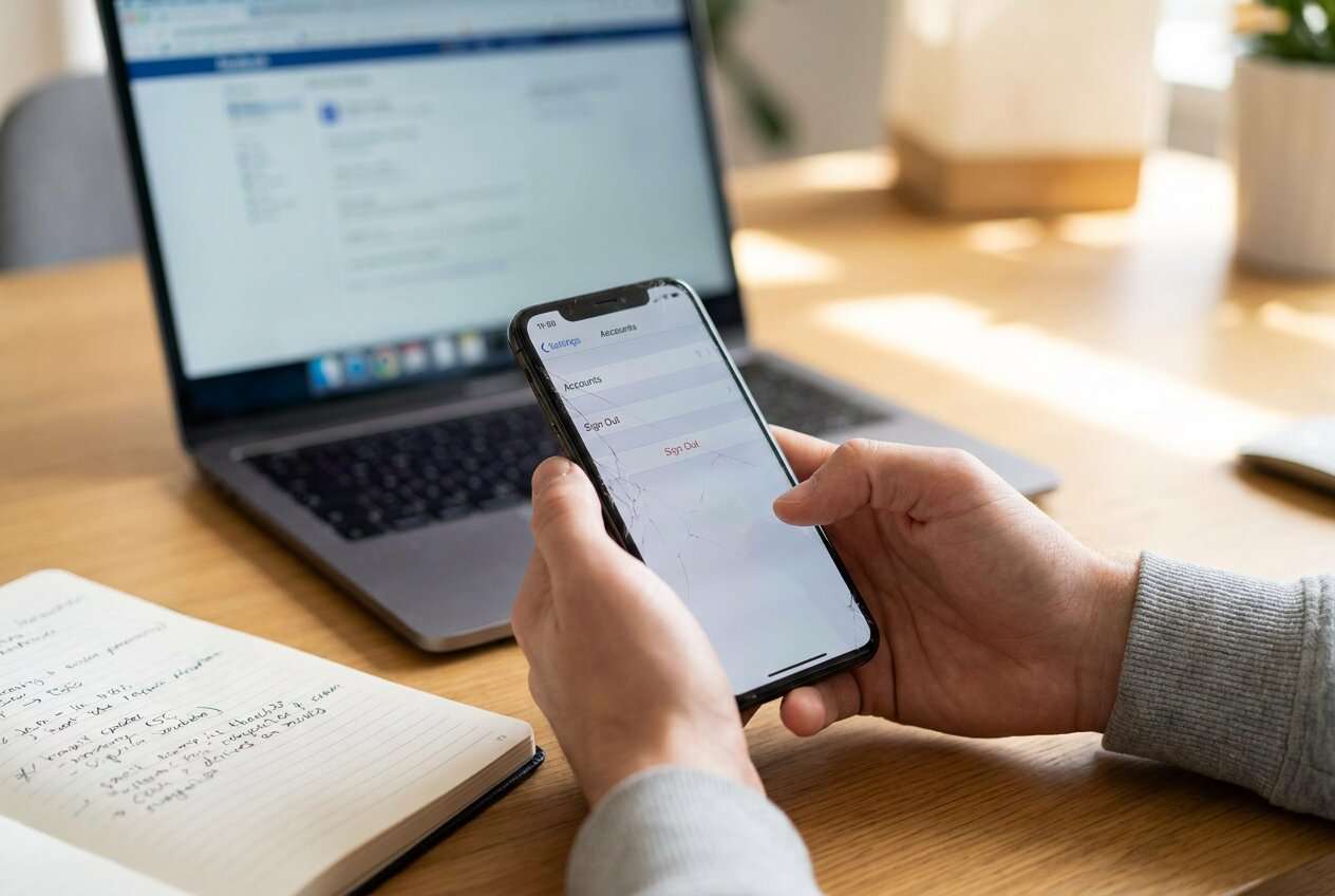 remove work accounts before returning a company phone: ai prompt guide | dr.fone prompt guide