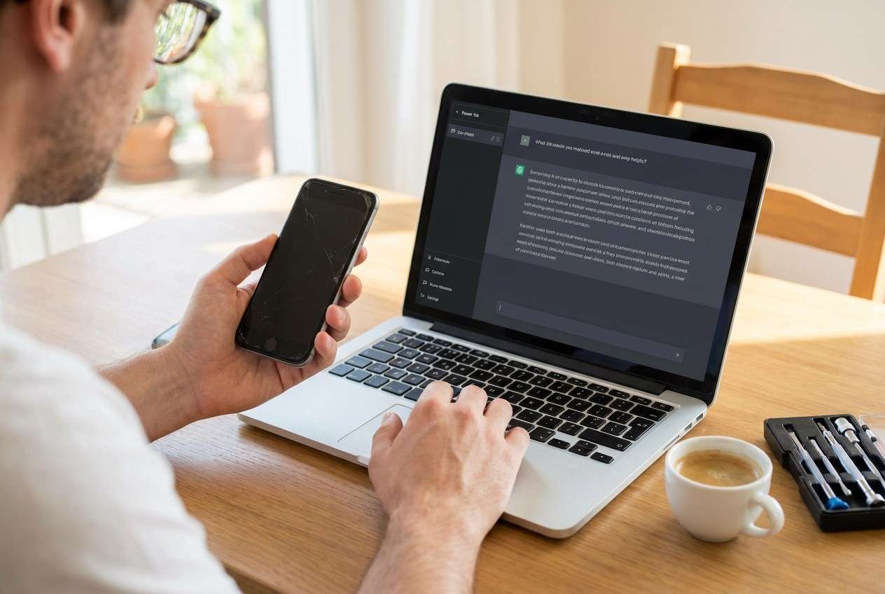 replace battery or upgrade old phone with ai guide: ai prompt guide | dr.fone prompt guide