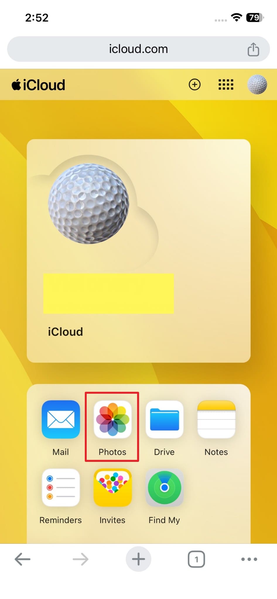 login to icloud website
