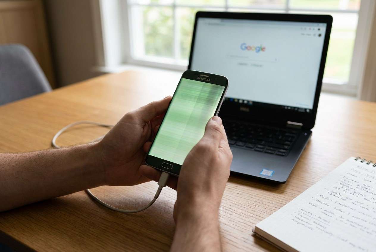 samsung screen flickering green after charging: ai prompt guide | dr.fone prompt guide