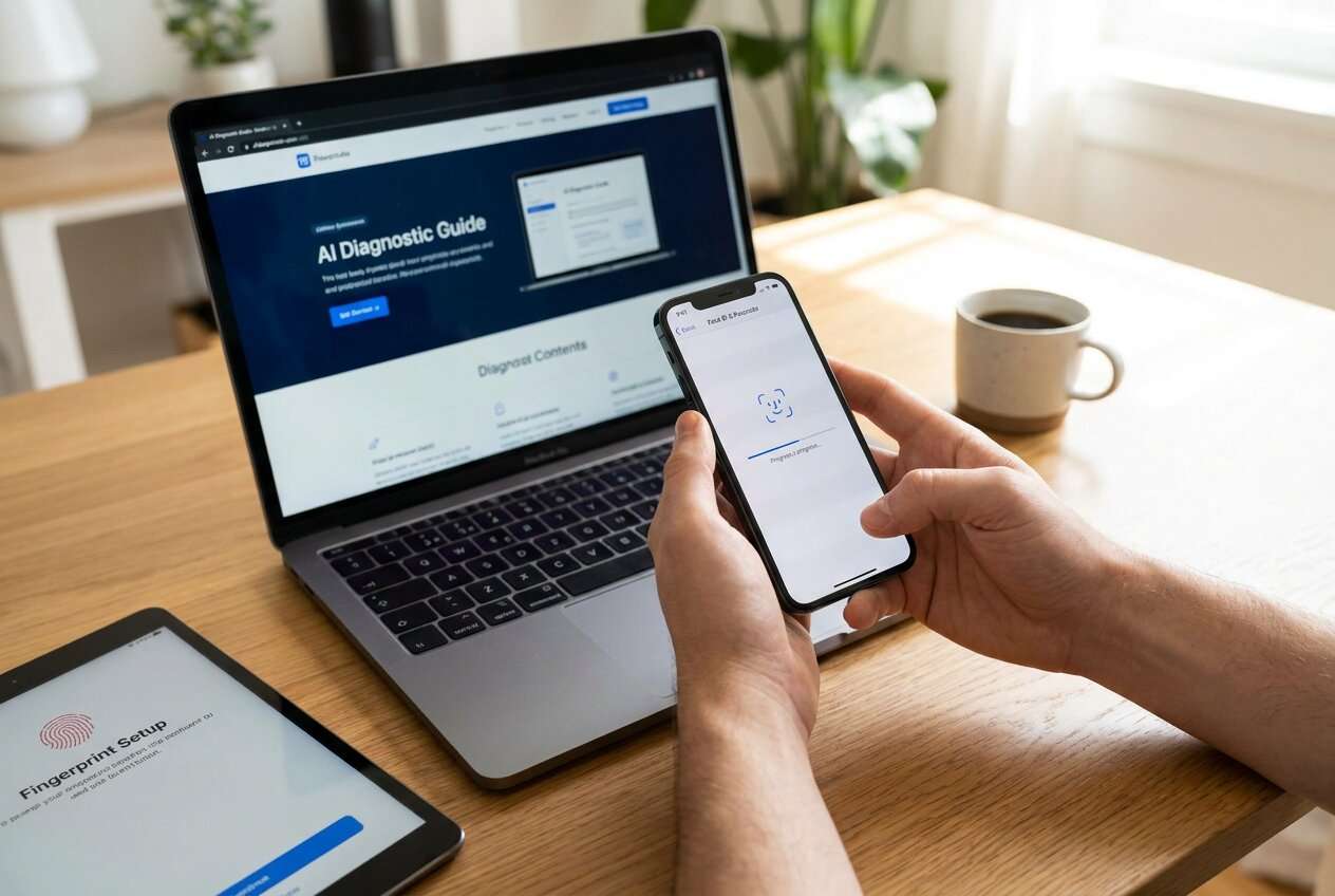 set up face id and fingerprint after phone transfer: ai prompt guide | dr.fone prompt guide