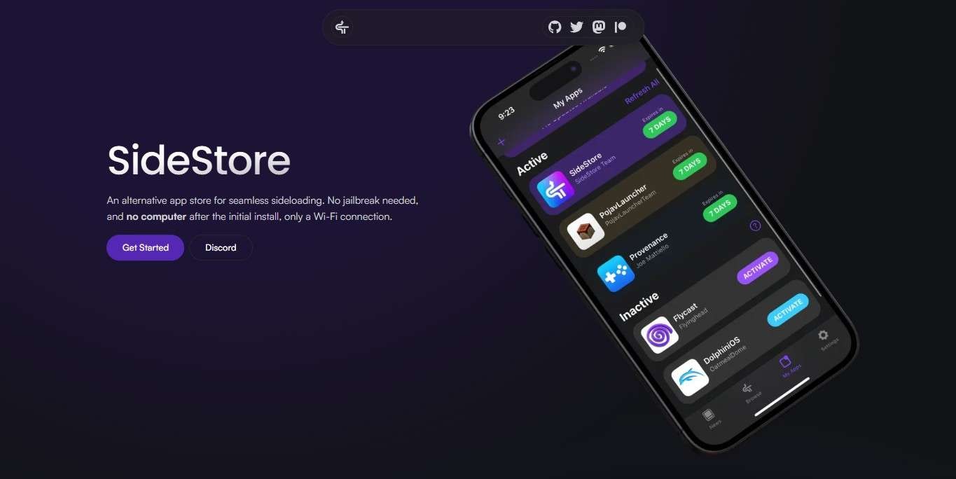 sidestore signulous substitute option