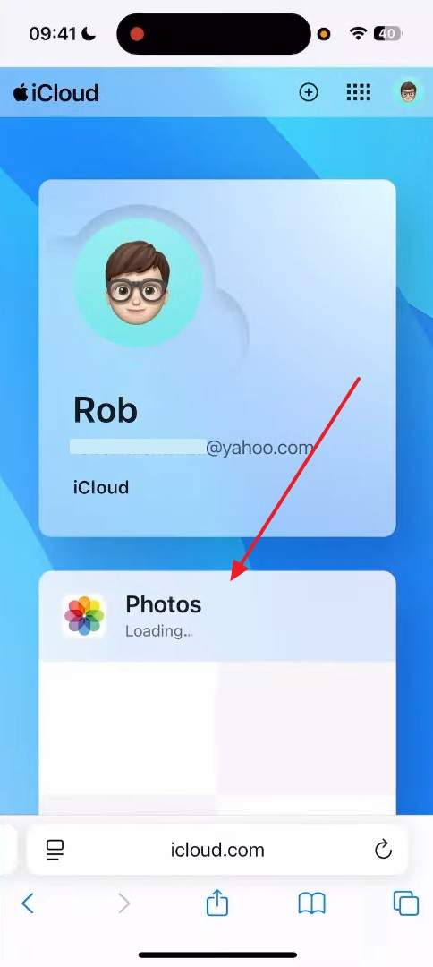 how to put photos in icloud