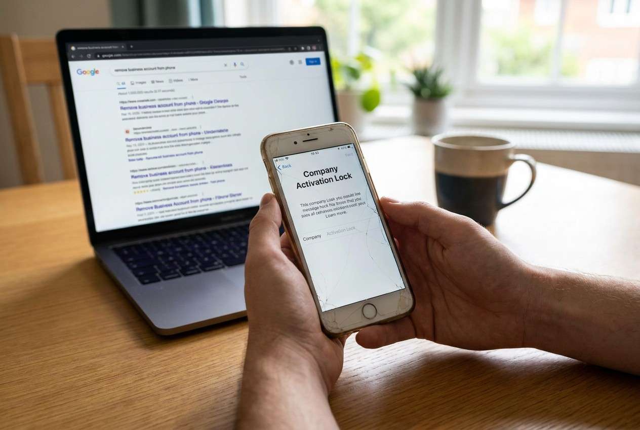 used business phone still linked to company account: ai prompt guide | dr.fone prompt guide
