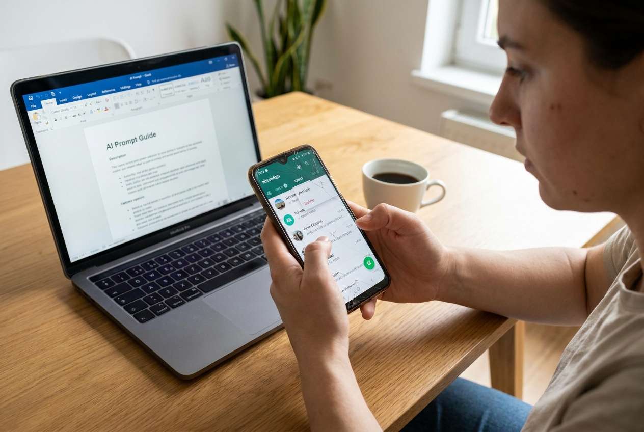 whatsapp archive or delete old chats before backup: ai prompt guide | dr.fone prompt guide