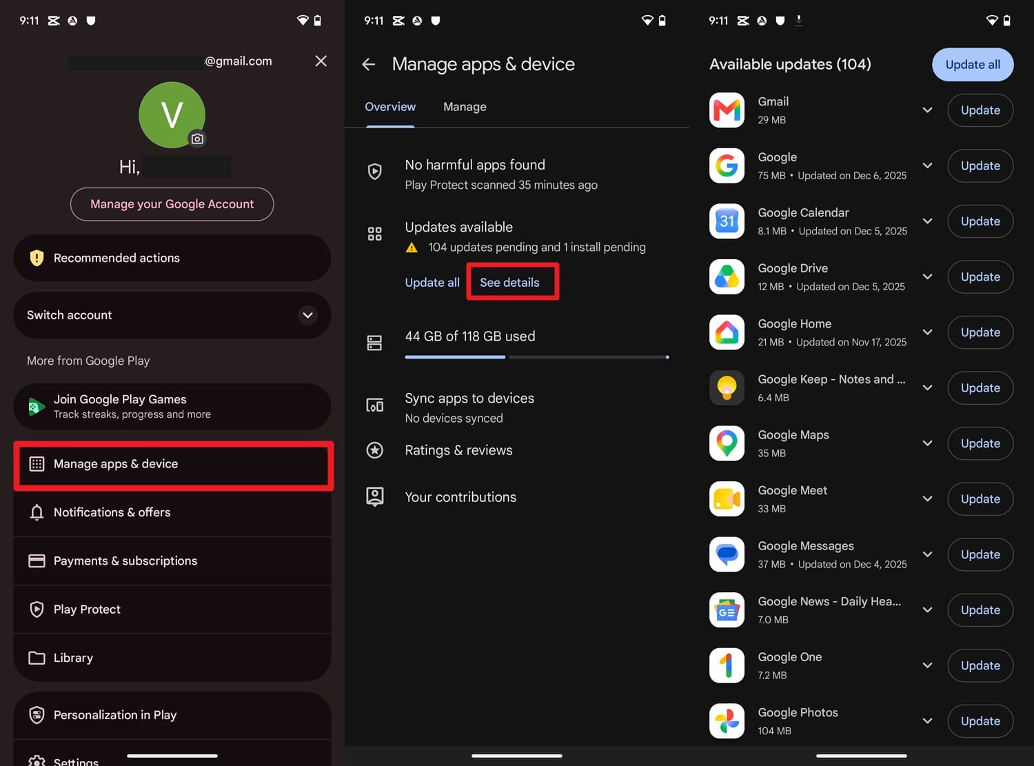 pick see details option