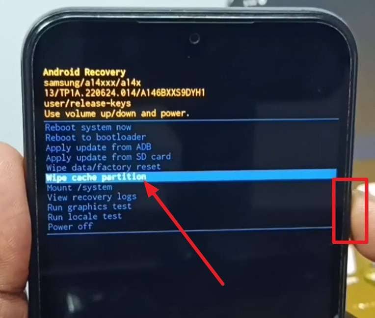wipe the cache partition