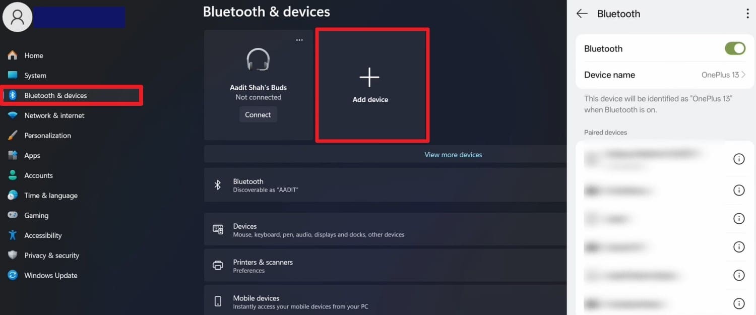 tap to add device