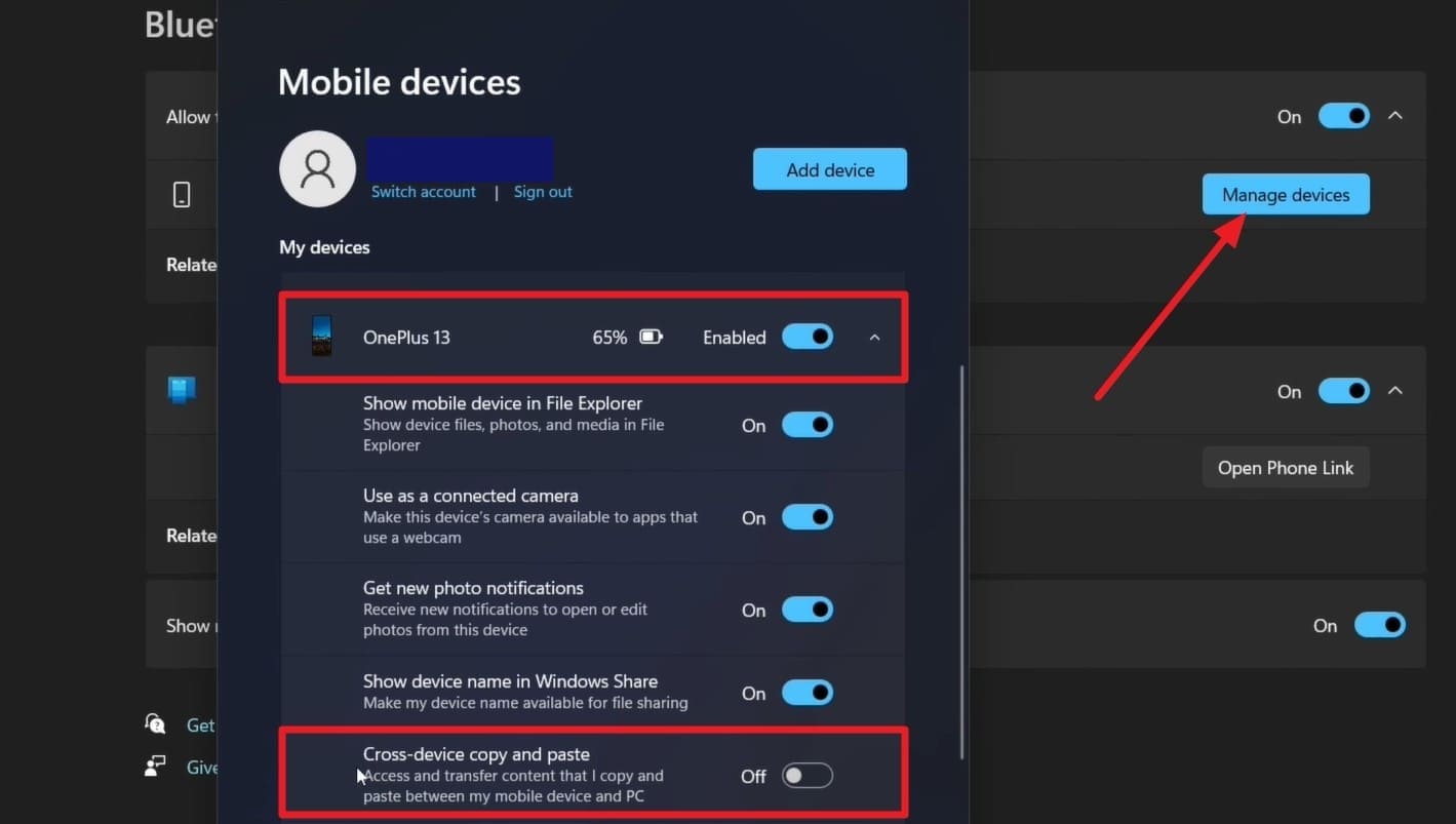 choose to manage devices