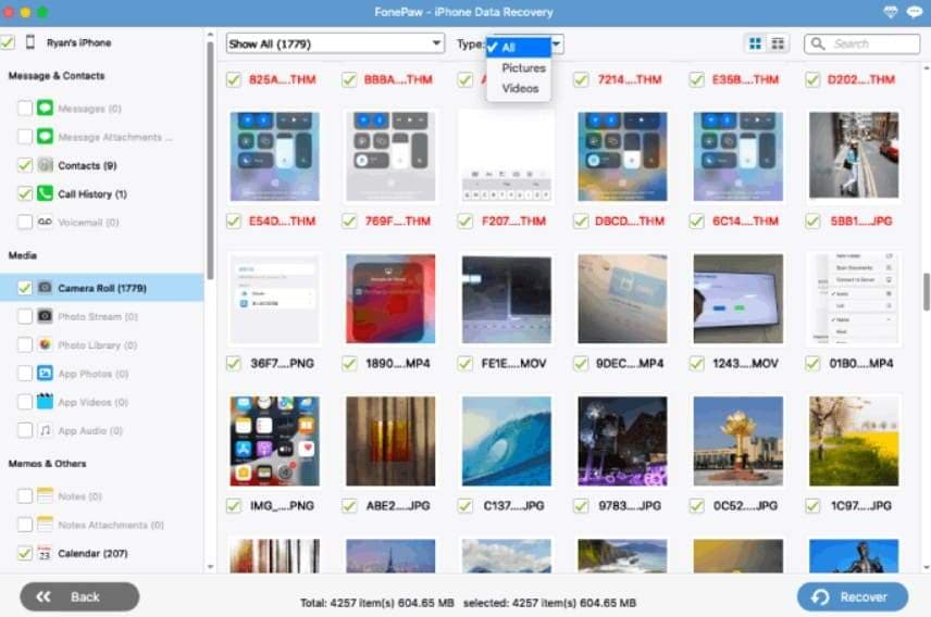 export the data