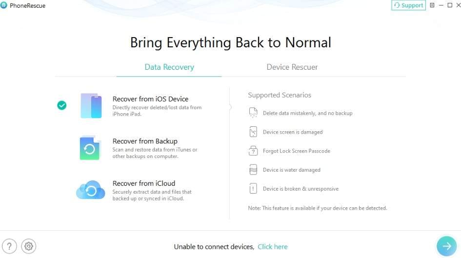 phonerescue iphone recovery software