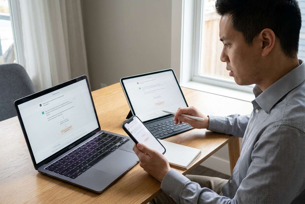build a workflow across phone tablet and laptop: ai prompt guide | dr.fone prompt guide