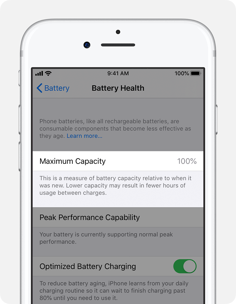 Check battery health
