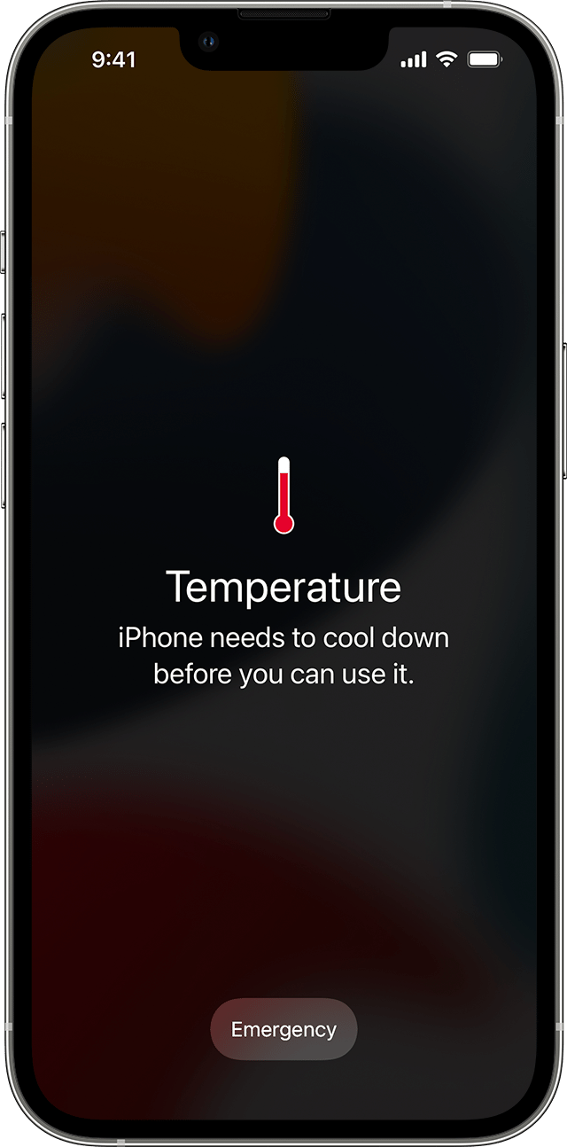 Cool down iPhone