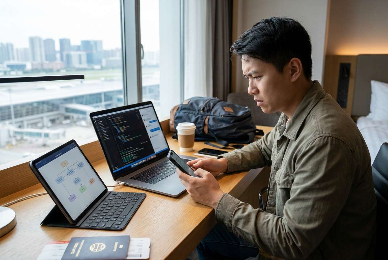coordinate phone tablet and laptop while traveling: ai prompt guide | dr.fone prompt guide