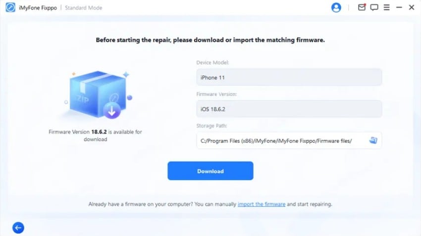 Fixppo firmware download process
