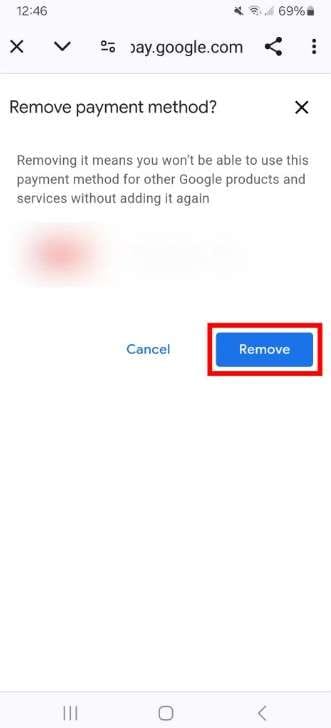remove the card