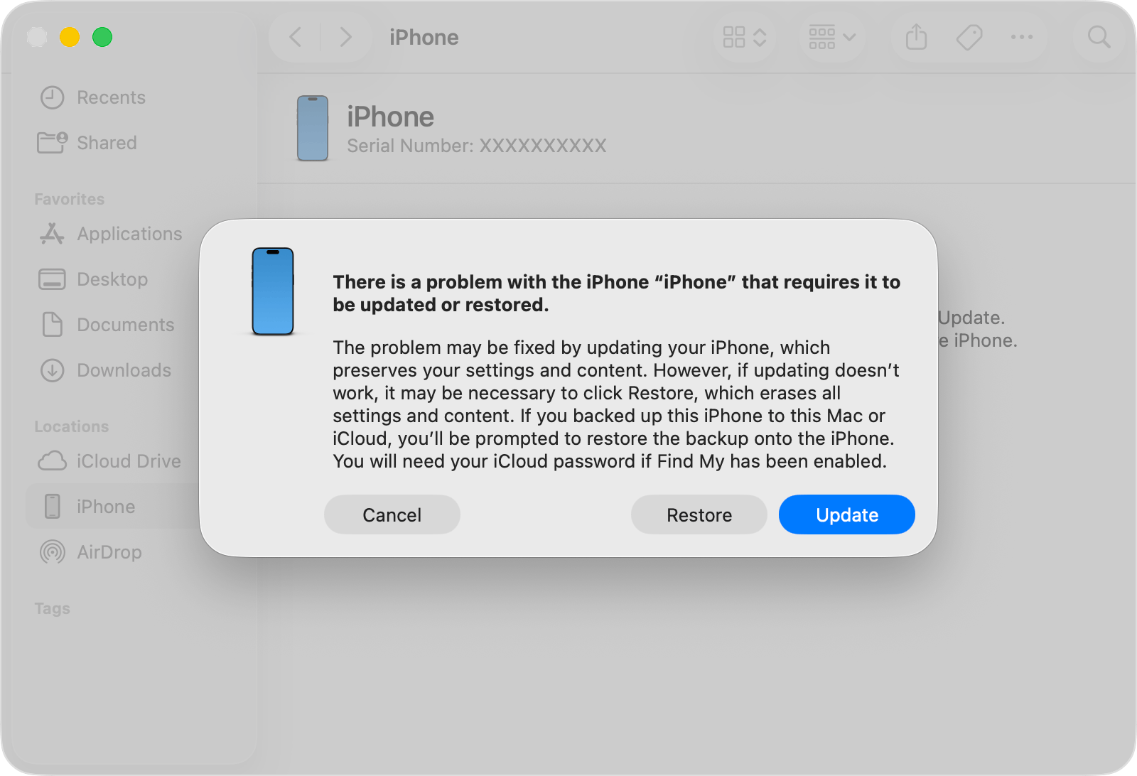 update iphone