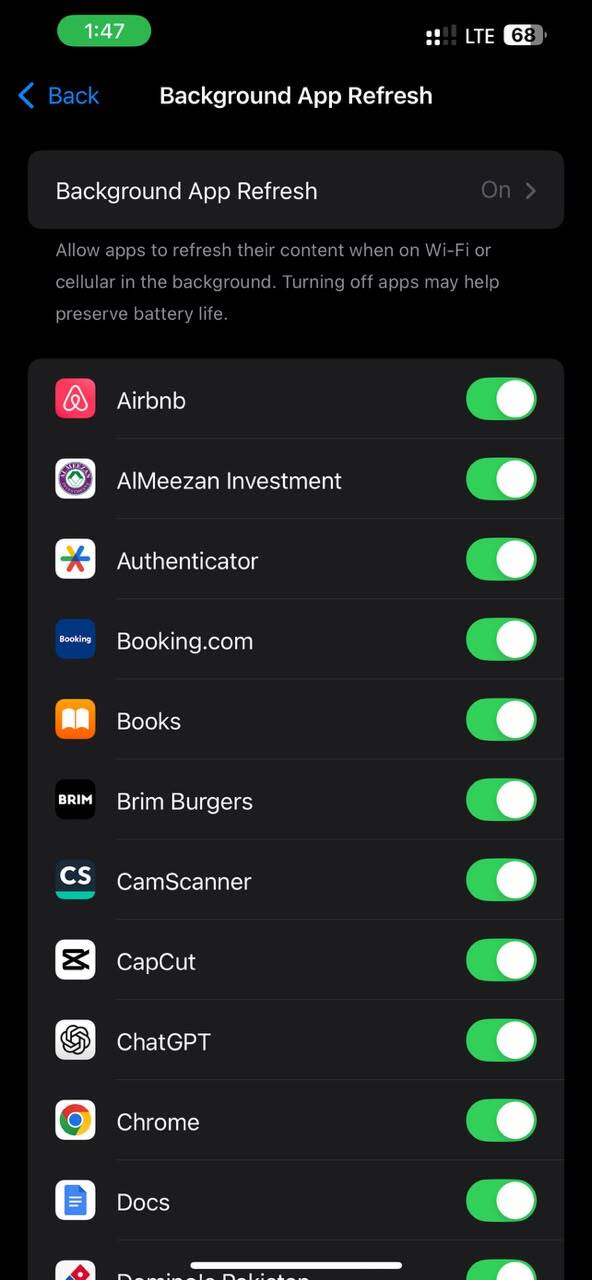 update all apps