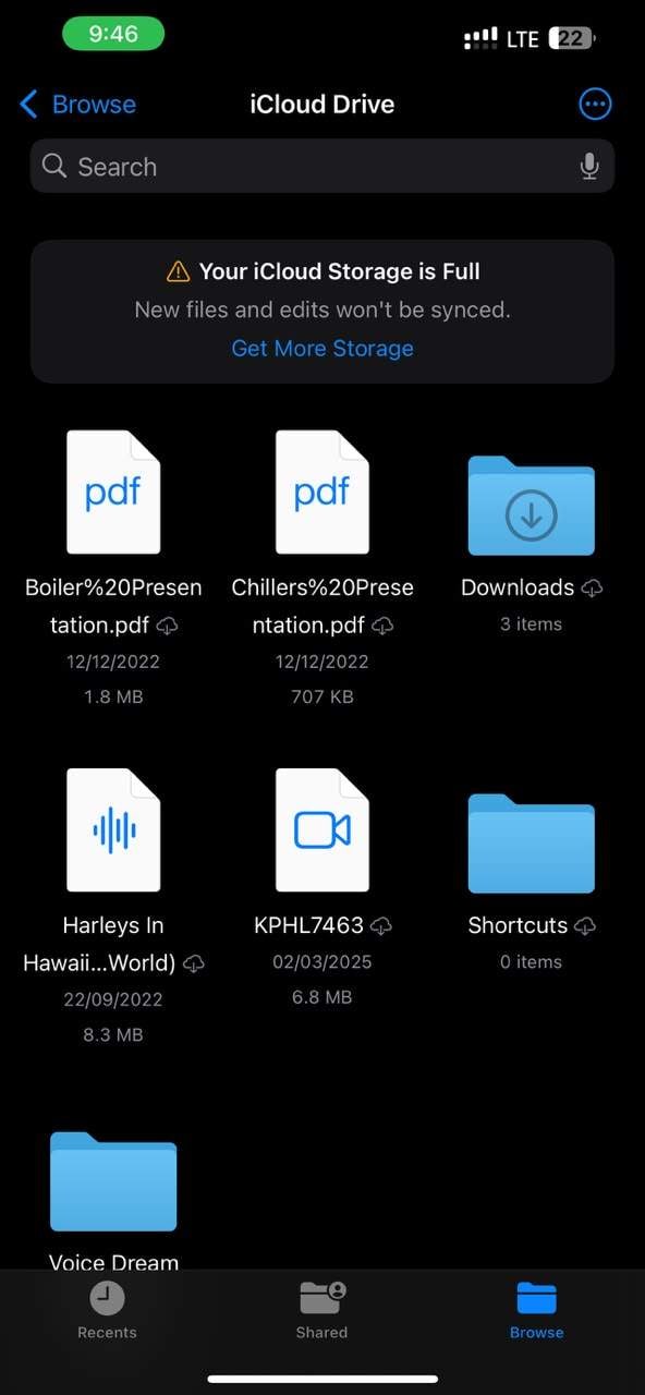 delete files from iphone