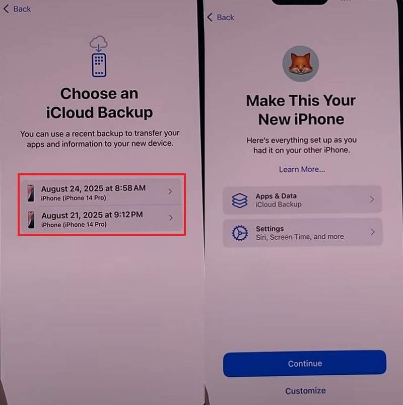 pick the call recording backup