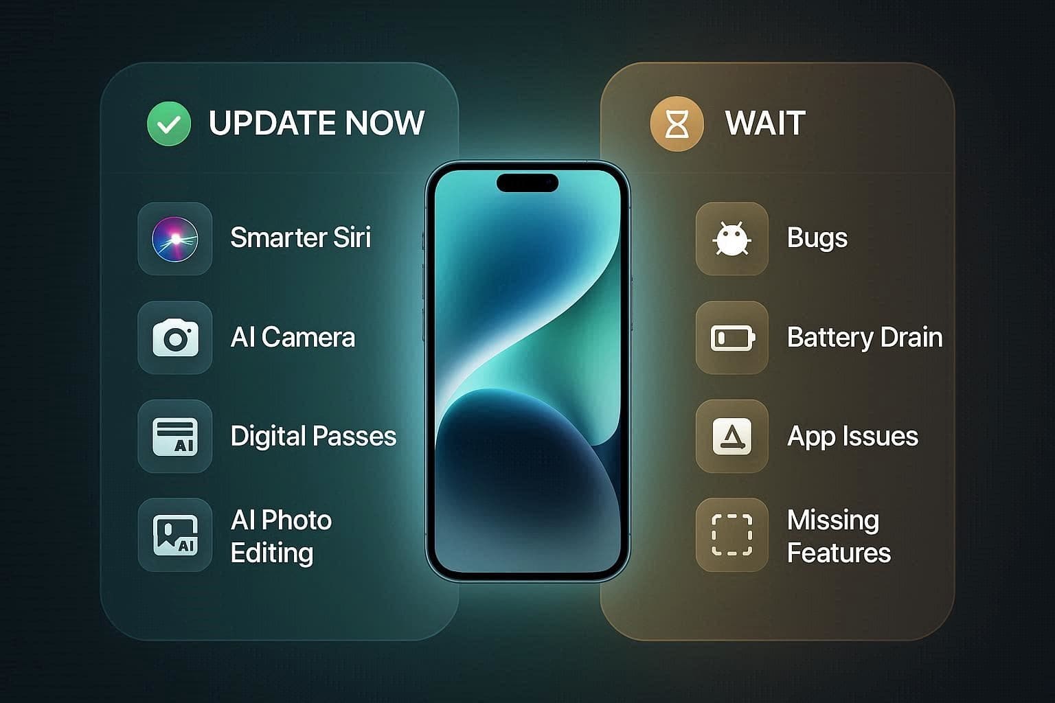 Décider de mettre à jour ou d’attendre iOS 27