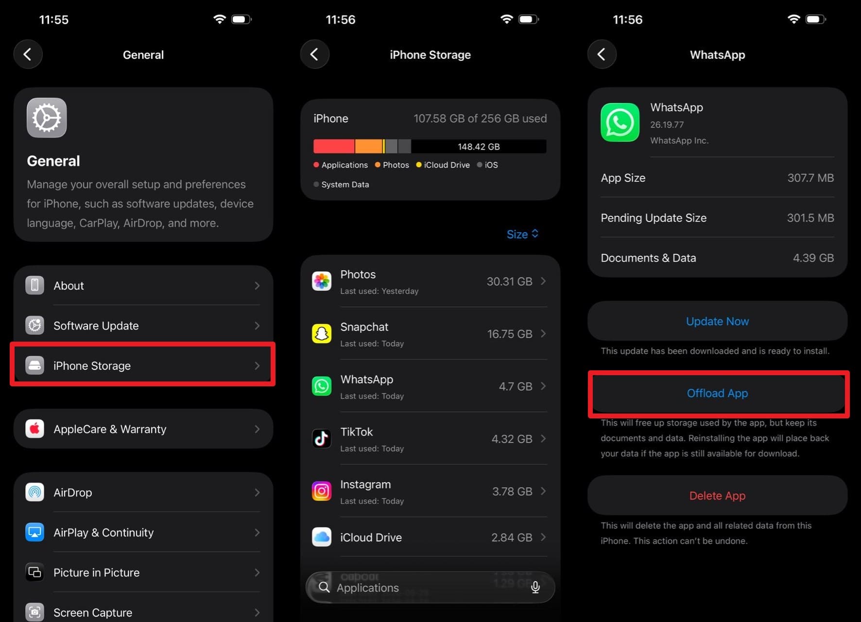 Décharger une app iPhone sans supprimer ses données