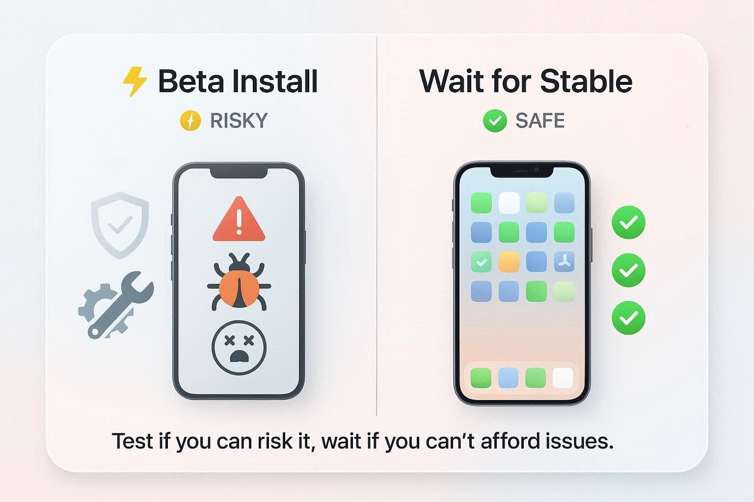 when to update ios beta