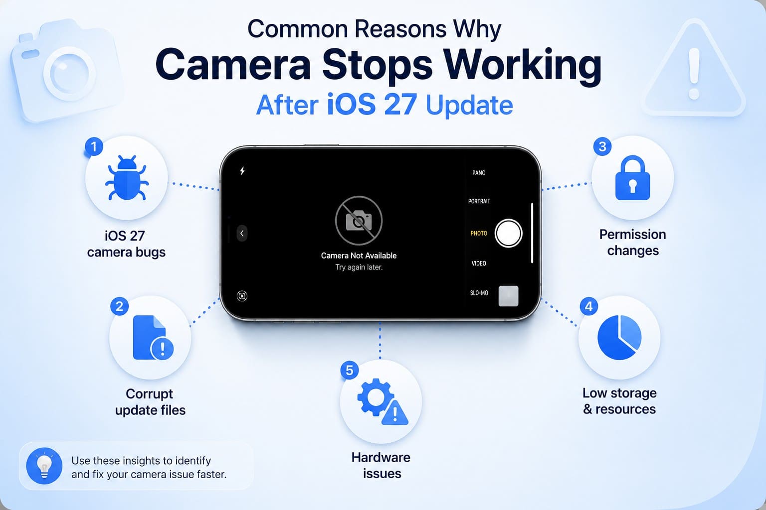 why camera not working