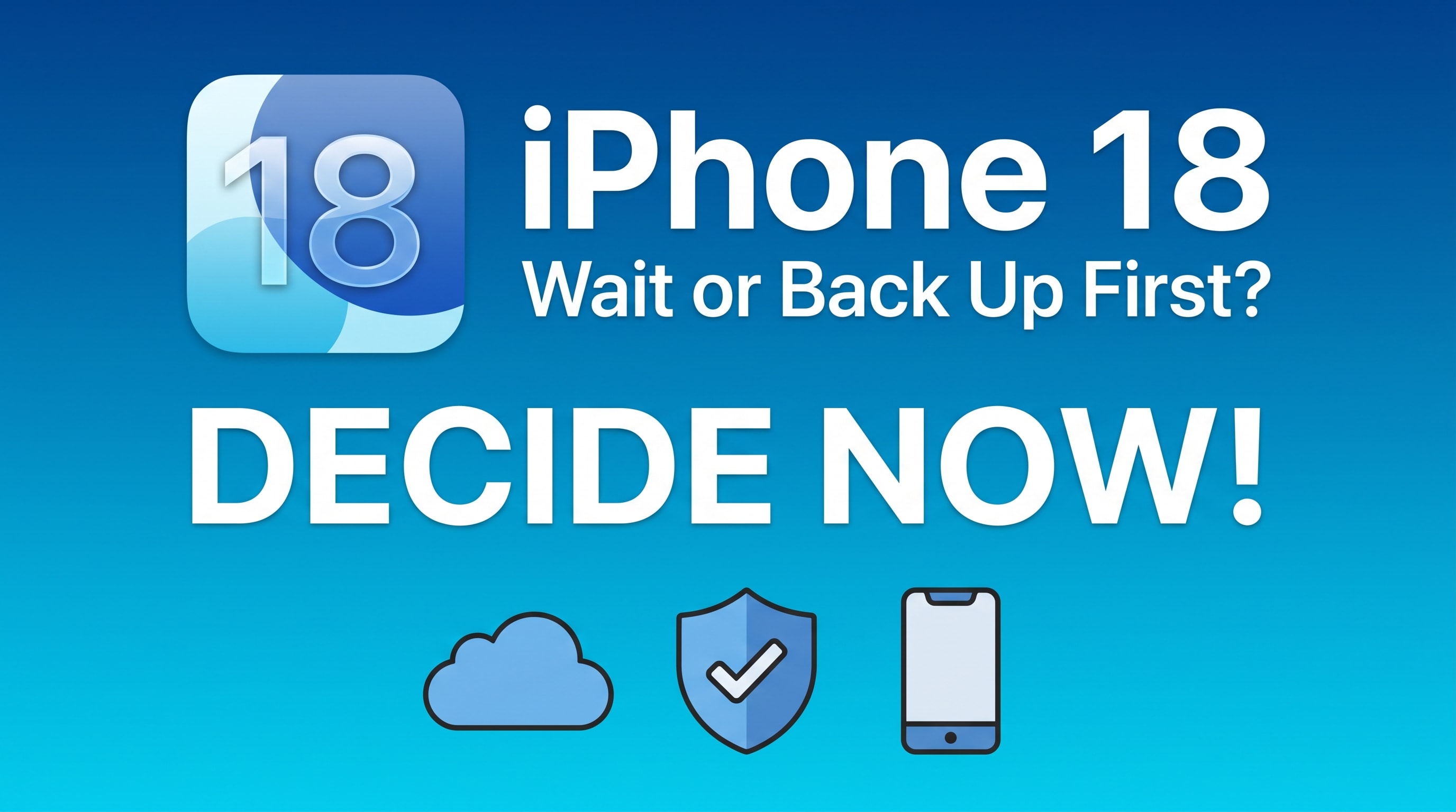 wait or backup