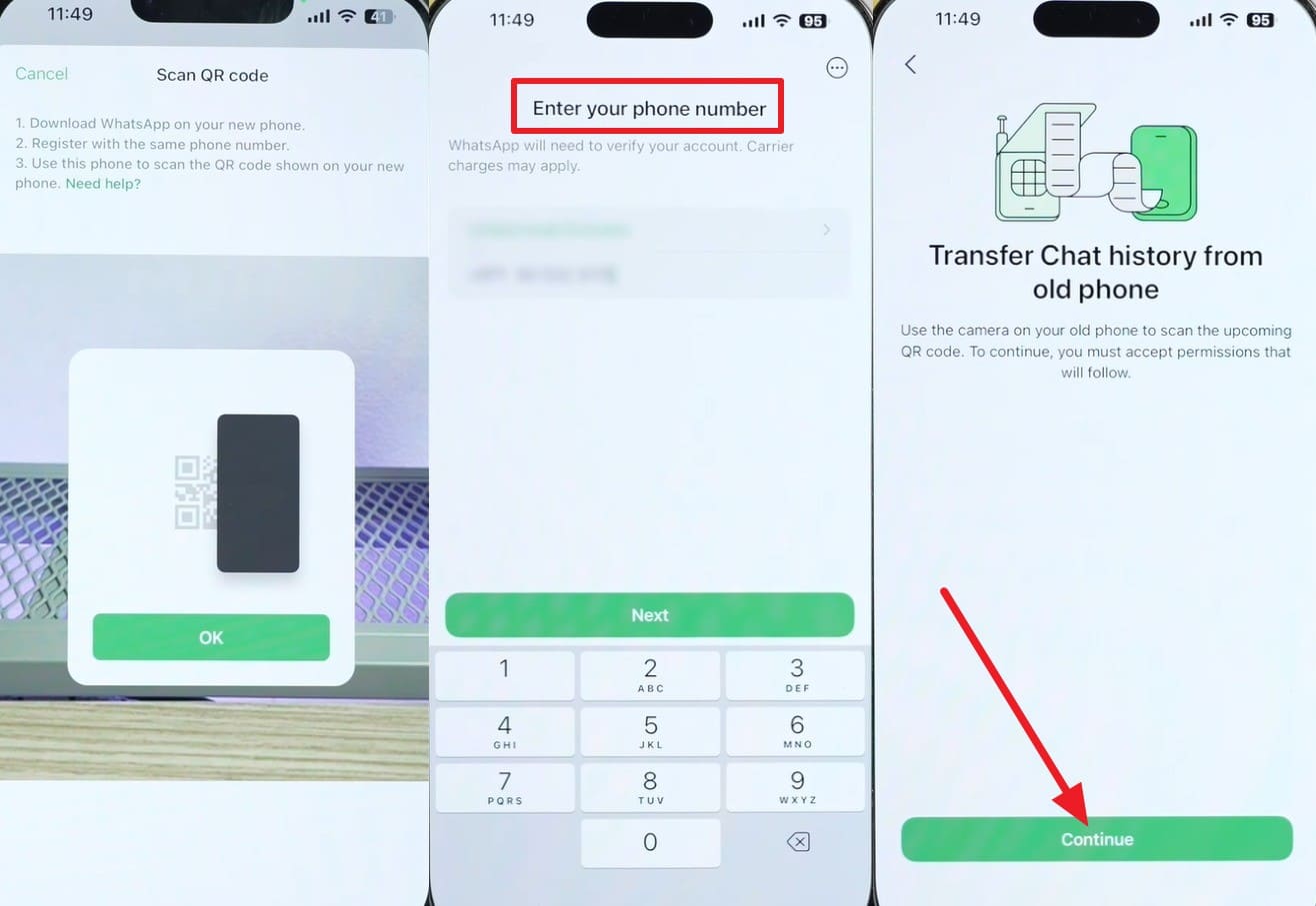 Restaurer les discussions WhatsApp sur le nouvel iPhone