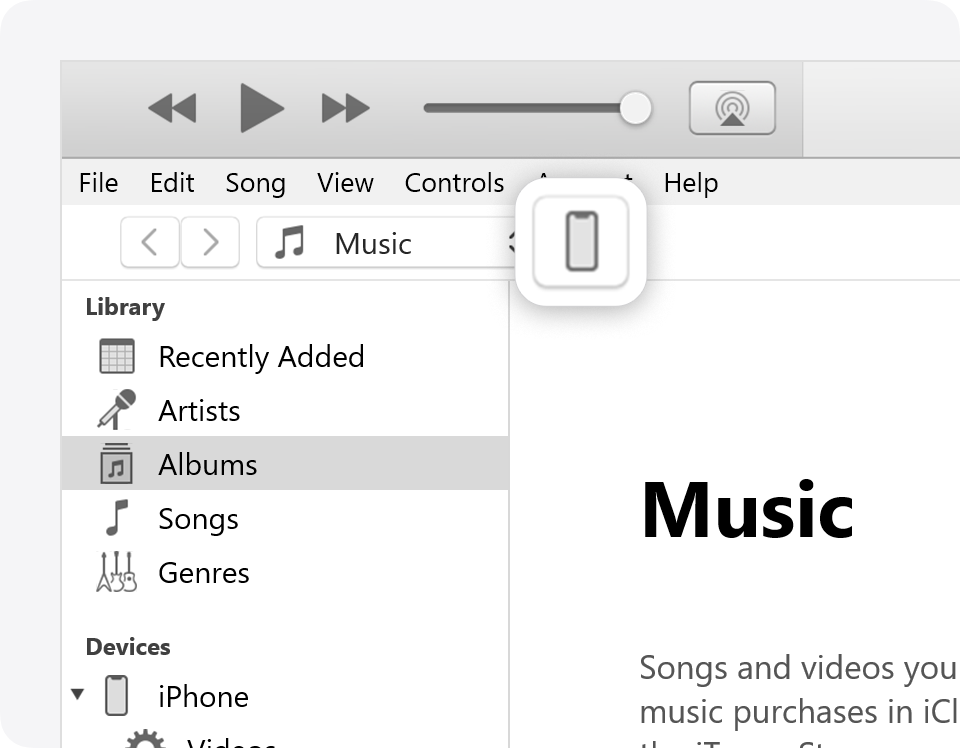 Connect iPhone to Finder