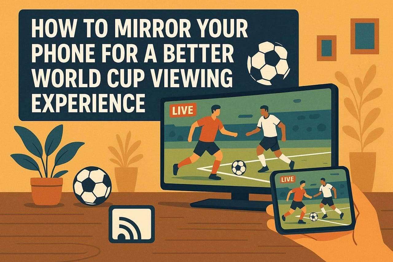 watch world cup on bigger screen