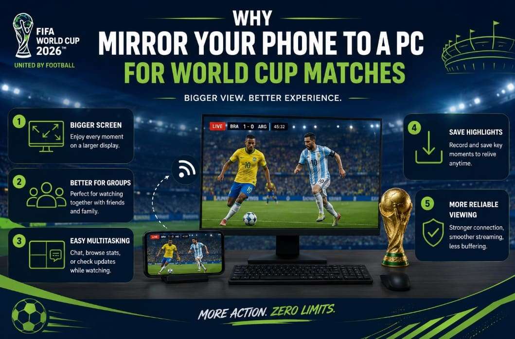 why mirror the phone to pc