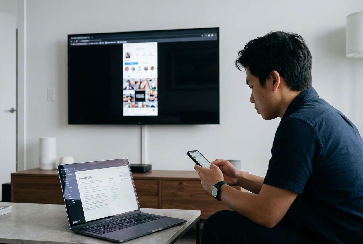mirror phone to review reels and shorts on bigger screen: ai prompt guide | dr.fone prompt guide