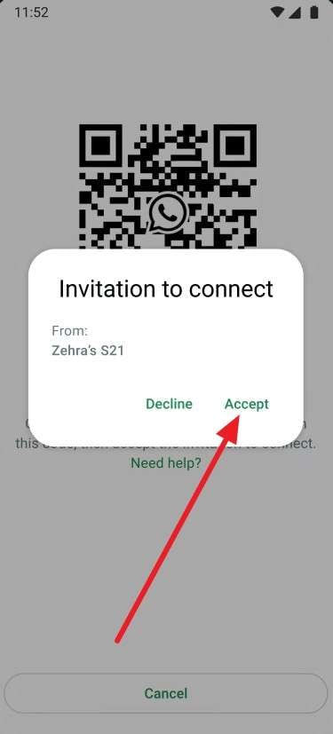 tap the download option