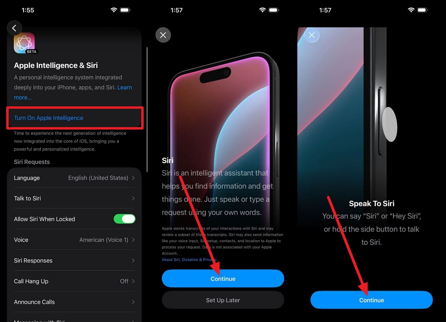 Activer Apple Intelligence pour Siri iOS 27