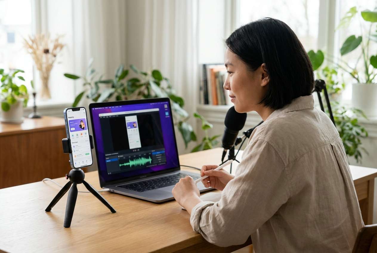 record phone app tutorials with screen mirroring: ai prompt guide | dr.fone prompt guide